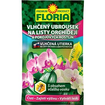 

FLORIA Vlhčené ubrousky na listy orchidejí a pokojovek