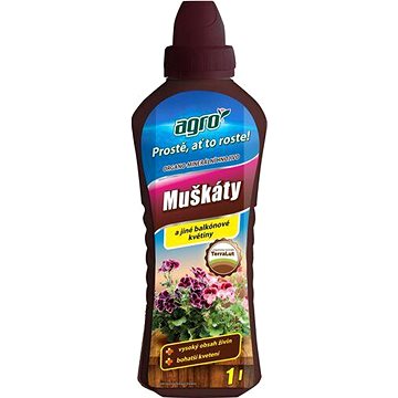 

AGRO Hnojivo kapalné organo - minerální na muškáty, 1 l