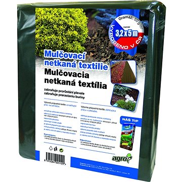 

AGRO Mulčovací netkaná textilie 3,2 x5 m, černá