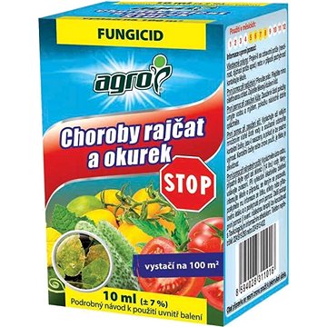 

AGRO Přípravek - Choroby rajčat a okurek STOP, 10 ml