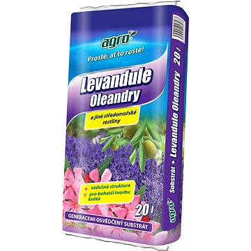 

AGRO Substrát levandule a oleandry 20l