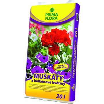 

AGRO PRIMAFLORA Substrát pro muškáty 20L