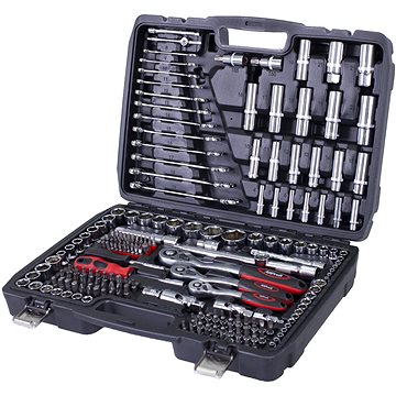 

AHProfi Sada nářadí v kufru s Golou 1/4", 3/8" a 1/2", 215 dílů - AH12215