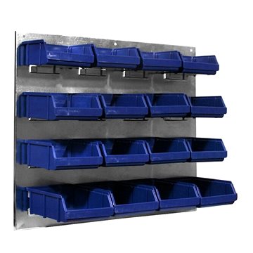 

AHProfi Kovový organizér s plastovými boxy