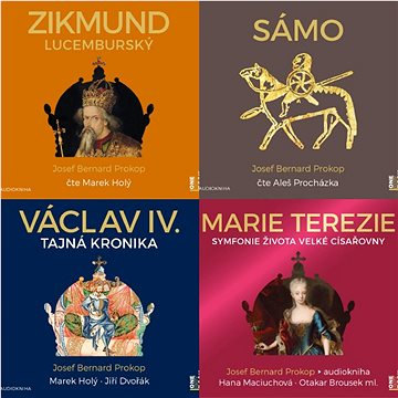 

Balíček audioknih životopisy postav z české historie za výhodnou cenu