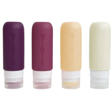 

Kufryplus Cestovní silikonové lahvičky XND15 vínové 90 ml, sada 4 ks