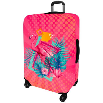 

Kufryplus Obal na kufr Z371 Flamingo růžový L