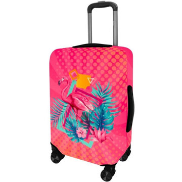 

Kufryplus Obal na kufr Z371 Flamingo růžový S