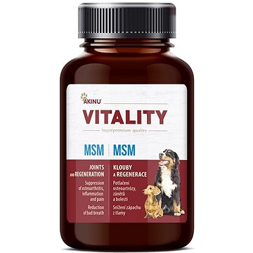 

Akinu Vitality MSM doplněk stravy pro psy 200 g