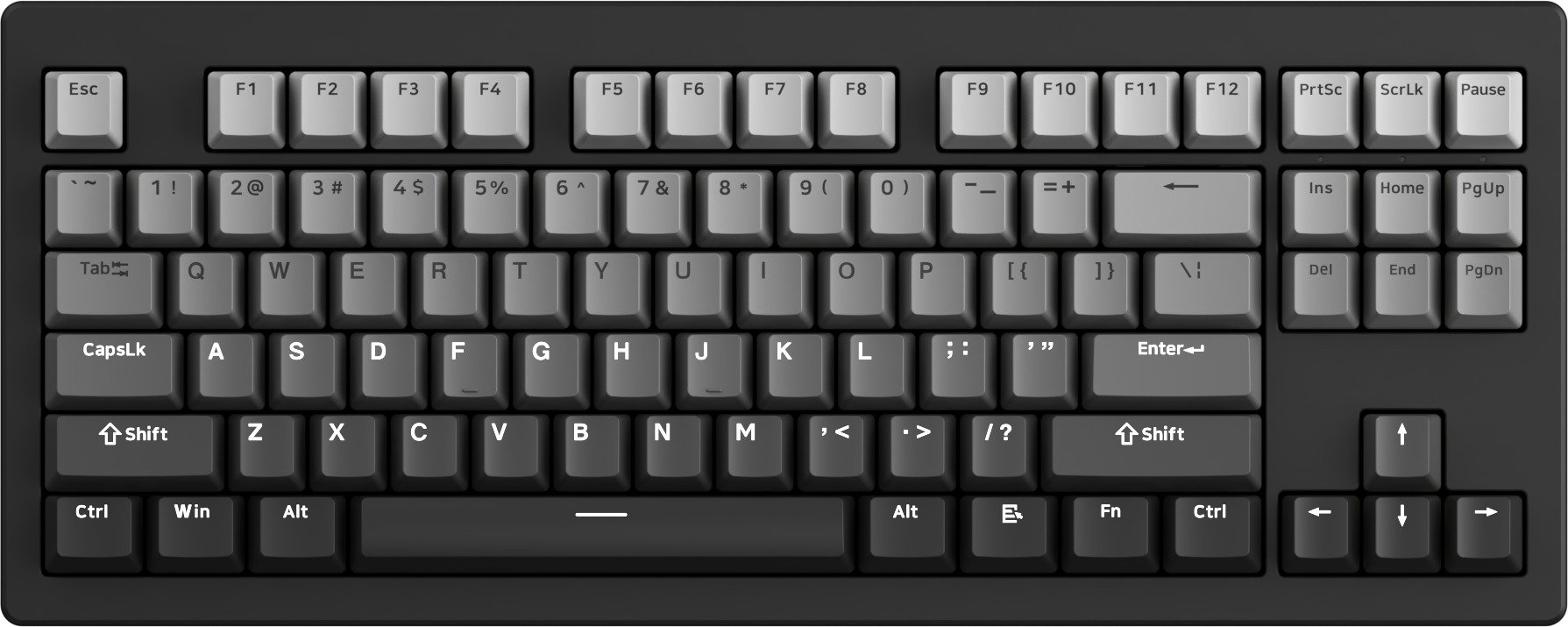 AKKO MONSGEEK M3W V3 Black Gradiant