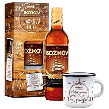 

Božkov Originál 0,5l 37,5% GB + 1x plecháček