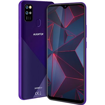Aligator S6500 Duo Crystal 32GB fialová - Mobilní telefon