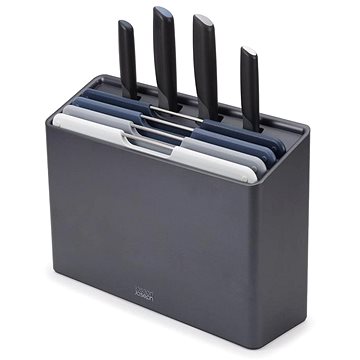 

Joseph Joseph Prkénka a nože se stojanem Folio Plus, grey/blue