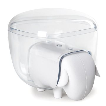

Zásobník Qualy Sheep Shape Container, plast, bílý/čirá dóza