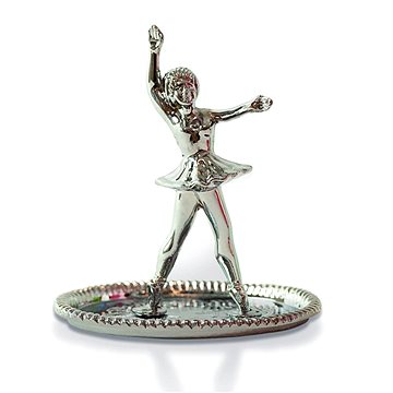 

Invotis Miska na prstýnky Ballerina, kov, v.9 cm