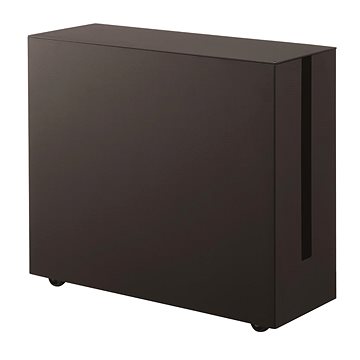 

Yamazaki Box na kabely s kolečky Tower 5404, kov, v.34,5 cm, černý