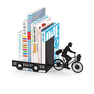

Balvi Knižní zarážka Postman 26816, kov, černá
