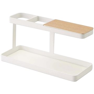 

Yamazaki Mutlifunkční stojánek Tower 2299, kov/dřevo, š.24,5 cm, bílý