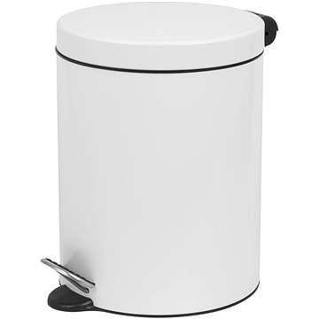 

ALDA Pedálový odpadkový koš Freedom Fresh 5 l, bílý