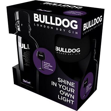 Bulldog Gin 0,7l 40% + 1x sklo GB - Gin