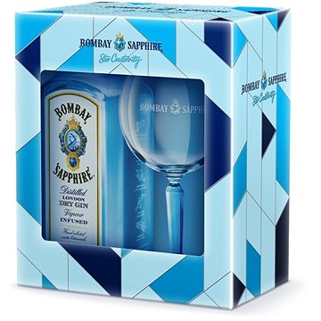 Bombay Sapphire Traditional 0,7l 40% + 1x sklo GB - Gin
