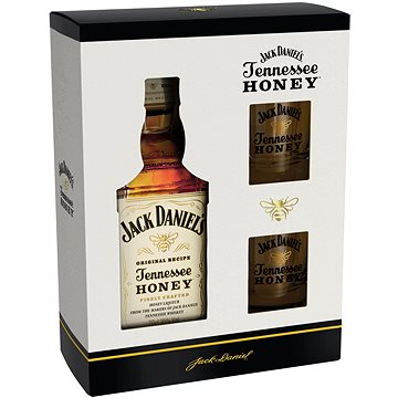 Jack Daniel's Honey 0,7l 35% + 2x sklo GB - Whiskey