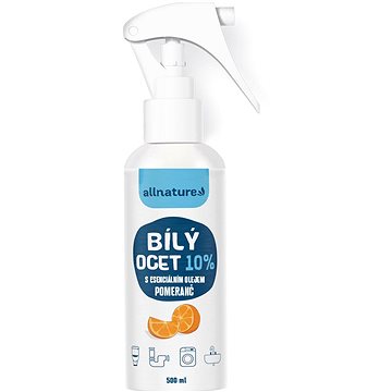 

Allnature Bílý ocet sprej 10 % s vůní pomeranče 500 ml