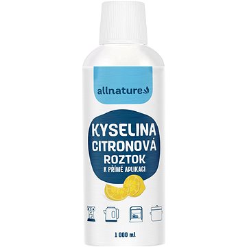 

Allnature Kyselina citronová roztok 1000 ml