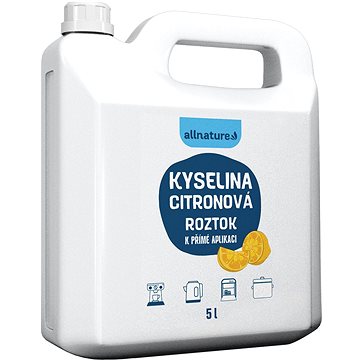 

Allnature Kyselina citronová roztok 5000 ml