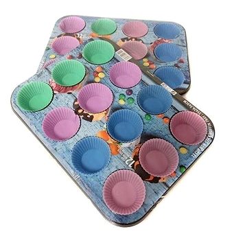 

Alum Forma na pečení 12 muffinů 35 × 27 cm + 12 košíčků