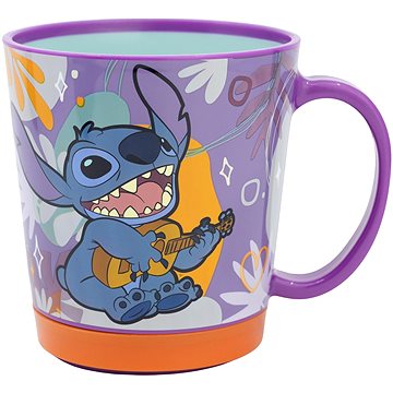 

Alum Bezpečný plastový hrnek 410 ml - Stitch Aloha
