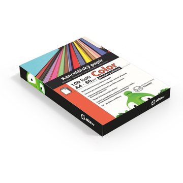 Alza Color A4 oranžový cihlový