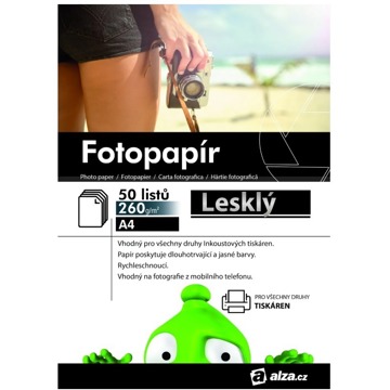 

Alza Fotopapír A4 260g lesklý
