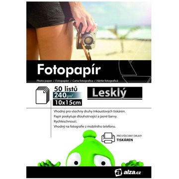 

Alza Fotopapír 10x15 240g lesklý