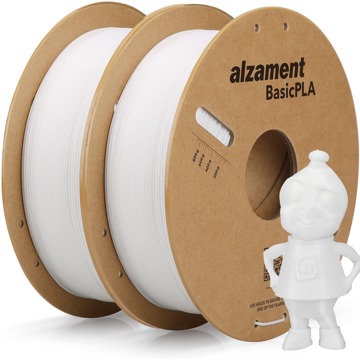 

Alzament Basic PLA Dualpack 2x1kg White
