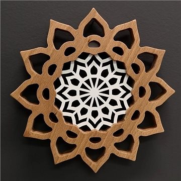 

AMADEA Mandala s vkladem na zavěšení, masivní dřevo, průměr 20 cm
