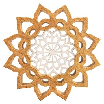 

AMADEA Mandala s vkladem na zavěšení, masivní dřevo, průměr 30 cm