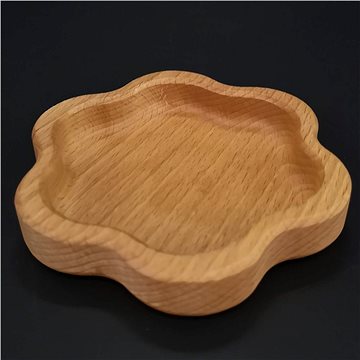 

AMADEA Dřevěná miska ve tvaru květiny, masivní dřevo, rozměr 12x12x2 cm