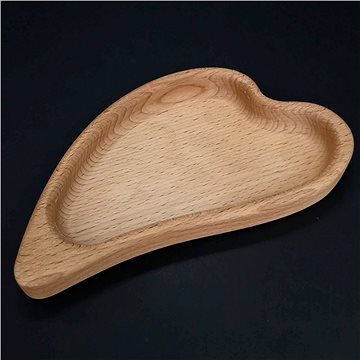 

AMADEA Dřevěná miska ve tvaru listu, masivní dřevo, rozměr 18x10x2 cm