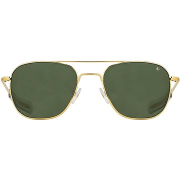 

American Optical Original Pilot zlaté se zelenými nylonovými skly velikost 55