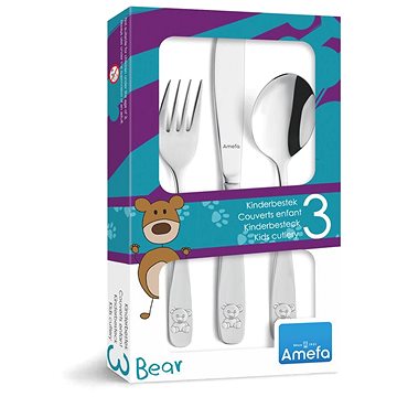 

AMEFA Sada dětských příborů Teddy 3 ks