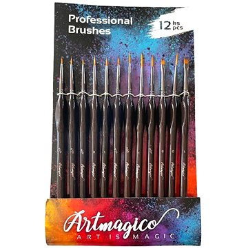 

Artmagico sada štětců na detaily, 12 ks