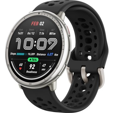 

Amazfit Active 2 Black Sport Silicone