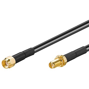 OEM Anténní kabel RG58 RP-SMA(M) - RP-SMA(F), 1m - Koaxiální kabel