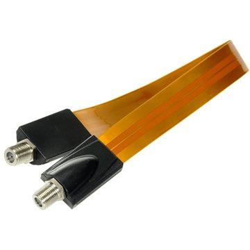 Okenní průchodka 0.3m, konektory F - Koaxiální kabel