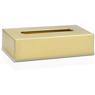 

Andrea House Box na kapesníky, zlatý