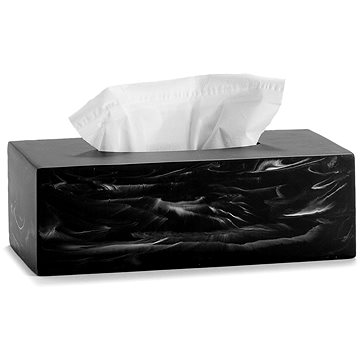 

Andrea House Box na papírové kapesníky, černý mramor