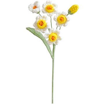 

ANNAM Háčkovaný Narcis, 10 × 53 cm