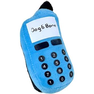

ANNAM Plyšový pískací telefon 7 × 14 cm, modrý