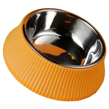 

ANNAM Miska s nerezovou vyndavací miskou 18 cm, žlutá